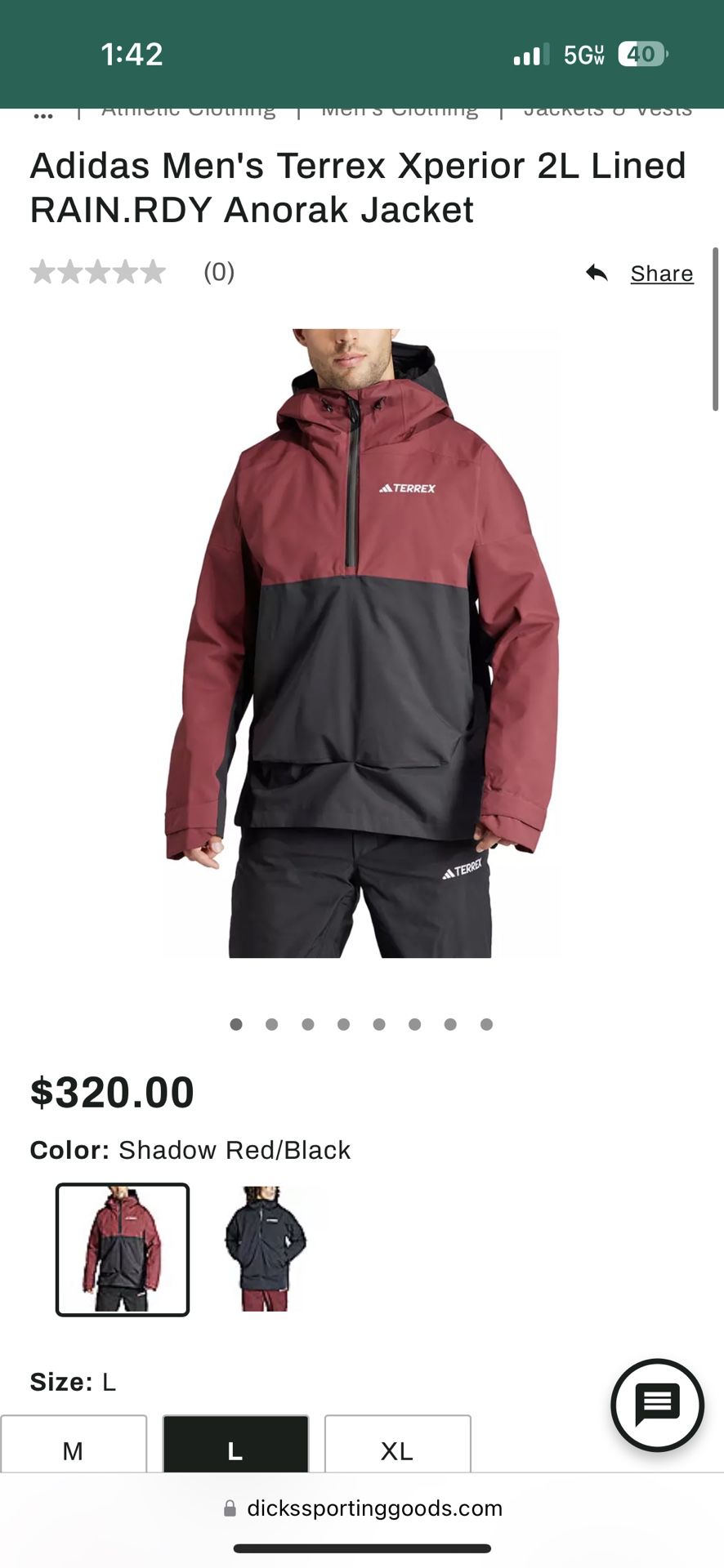 $400 Adidas Terrex Sweater 