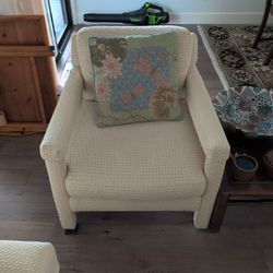 Pair Of Identical Upholstered Club Chairs 