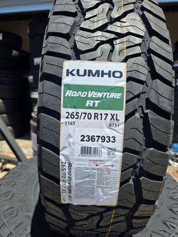 4 brand new KUMHO RT (265.70/17)