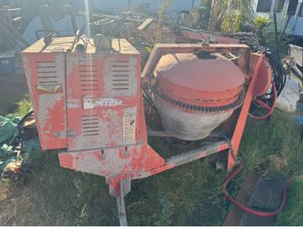 Multi quipped cement mixer