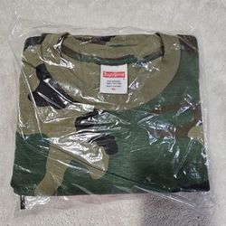Supreme SS26 Arabic Box Logo Tee - Woodland Camo (Size XL) - IN HAND