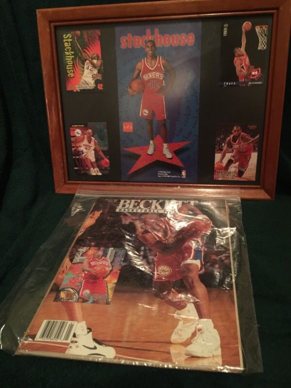 NBA Collector Item: Former Basketball Great Jerry Stackhouse : Philly - 76ers