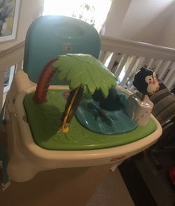 Beautiful baby earing and entertainment chair