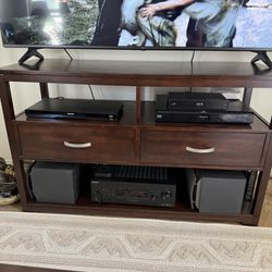 All Wood Tv Stand Entertainment Center