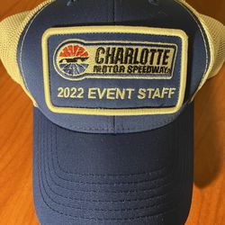  NASCAR Charlotte Motor Speedway Event Staff Hat 2022