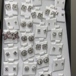 Moissanite Diamond Earrings 