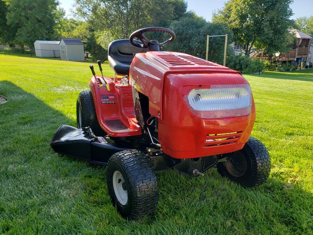 Yard machine riding lawn mower