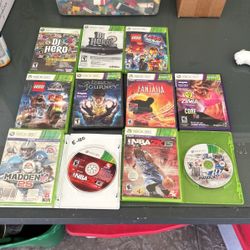 Xbox 360 Games $10 Each