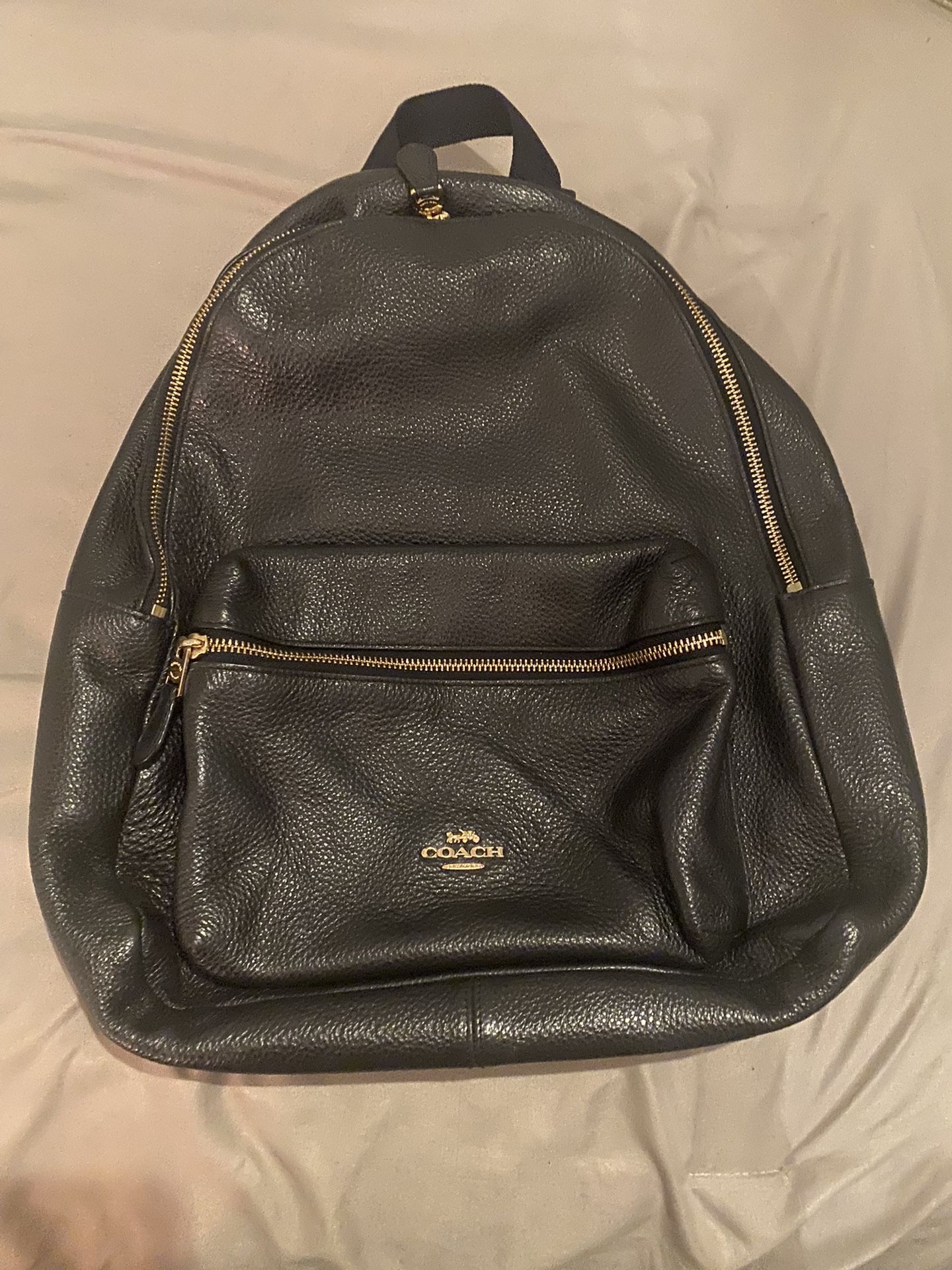 Black Coach Backpack Excellent Condition