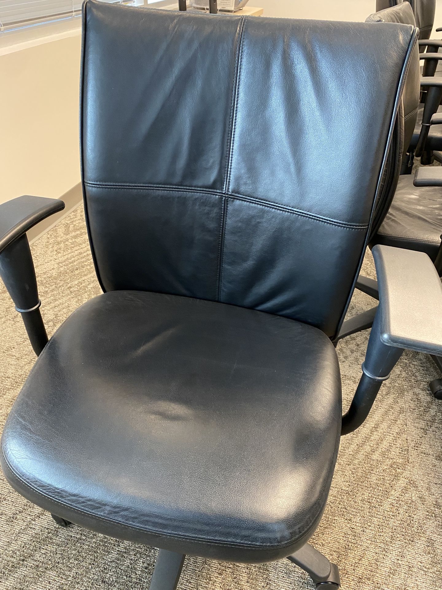 Turnstone Leather office chairs. (multiple available). 