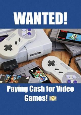 WTB: Video Games (Specific Titles/Consoles) – CASH READY!** 