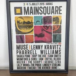 Main Square Concert Poster 2015 France