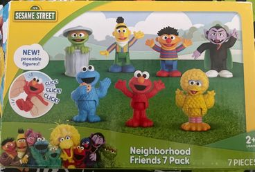 Sesame Street Neighborhood Friends 7 Pack Figures