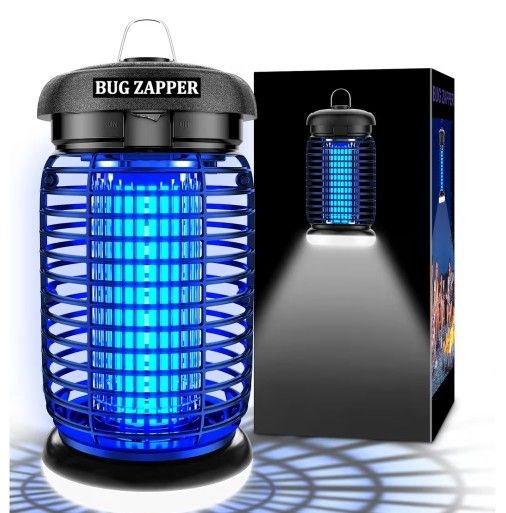 Lámpara eléctrica para matar insectos para interiores, con luz UV colgante.