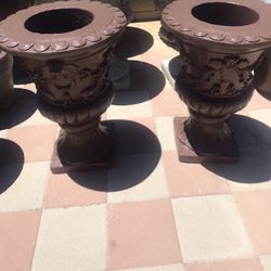 New Flower Pots Made Out Of Cement Perfect Gift 💝 