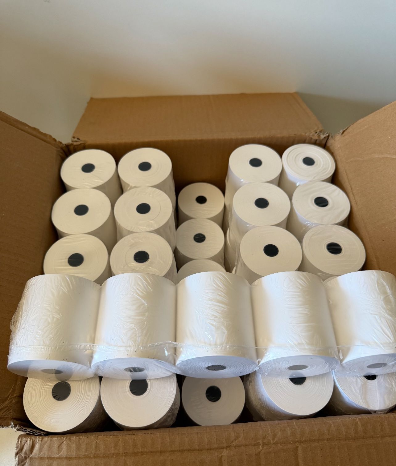 3" x w150' 1-Ply Bond Printer Paper Receipt Paper (50 Rolls)