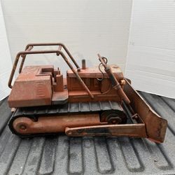 Vintage Mighty TONKA T-9 Dozer - Pressed Steel Toy Bulldozer 1970’s