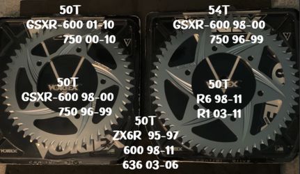  Vortex Stunt Sprockets 50T and 54T
