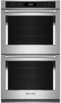 KitchenAid 27" Stainless Steel Electric Double Wall Oven New