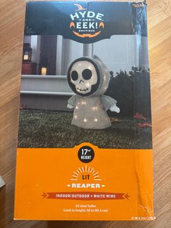 Hyde and Eek! Lit Reaper Halloween Decoration