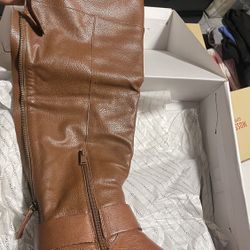 Brown Aldo Knee High Boots 