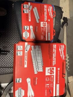 Milwaukee Flat Set Sockets 