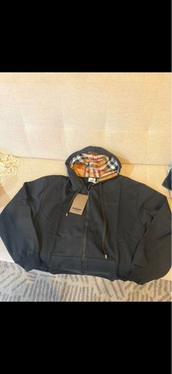 Burberry zip up hoodie size XL with tags