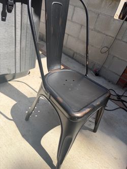Metal chairs