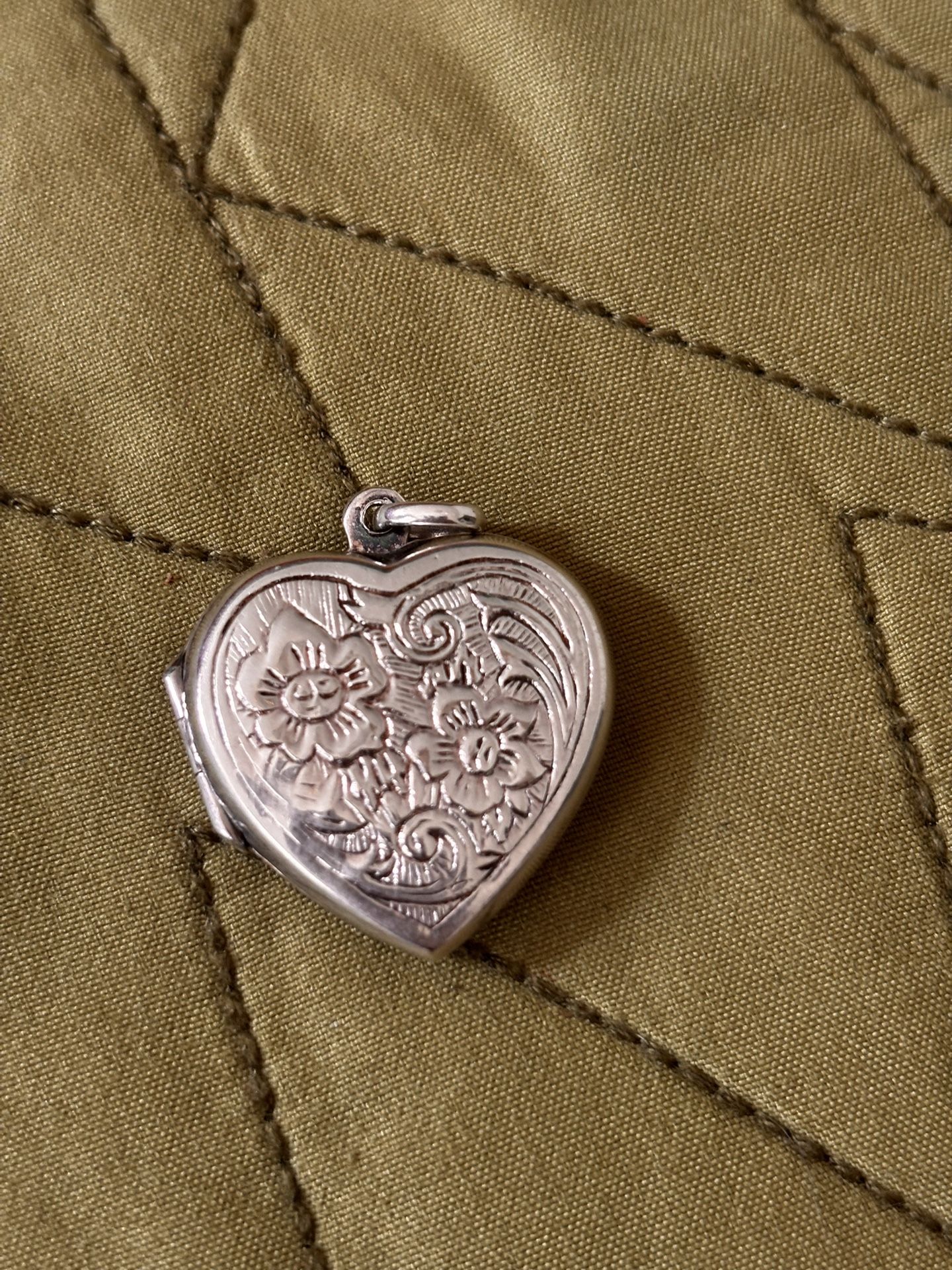 Sterling Heart Locket 