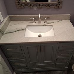 Bathroom Countertop - Gray