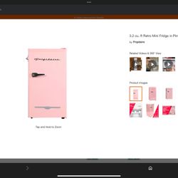 Pink Mini Fridge