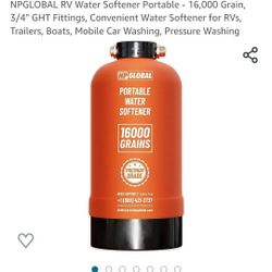 Portable Water Softener 