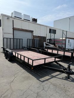 2026 Sky Trailers Utility Trailer 8.5x18x1 Tandem Axle
