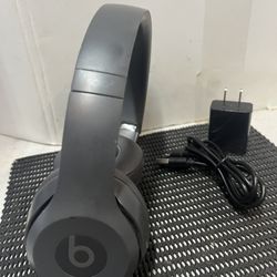 Beats By Dr.Dre SOLO 3 Wireless ON-Ear Bluetooth Headphones -Gray Model A1796  