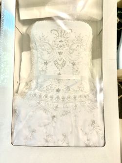 Oleg Cassini White Wedding Gown