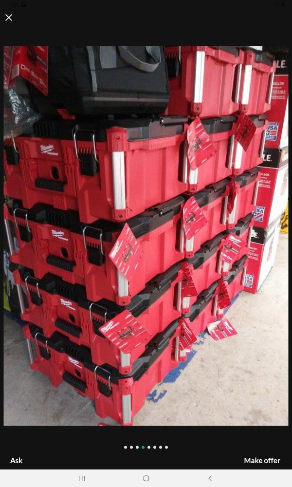 MILWAUKEE PACK OUT TOOL BOX BRAND NEW EACH