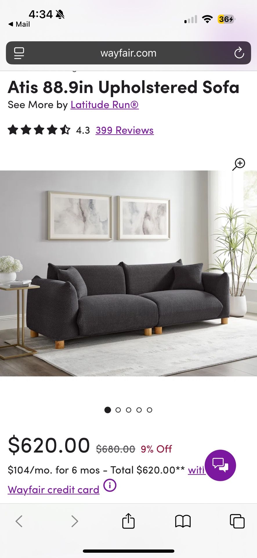 3 Seater Sofa