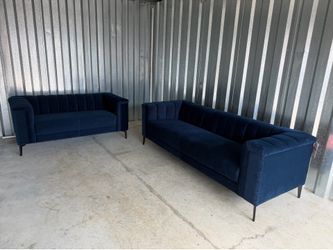 Brand New Velvet Sofa and Loveseat
