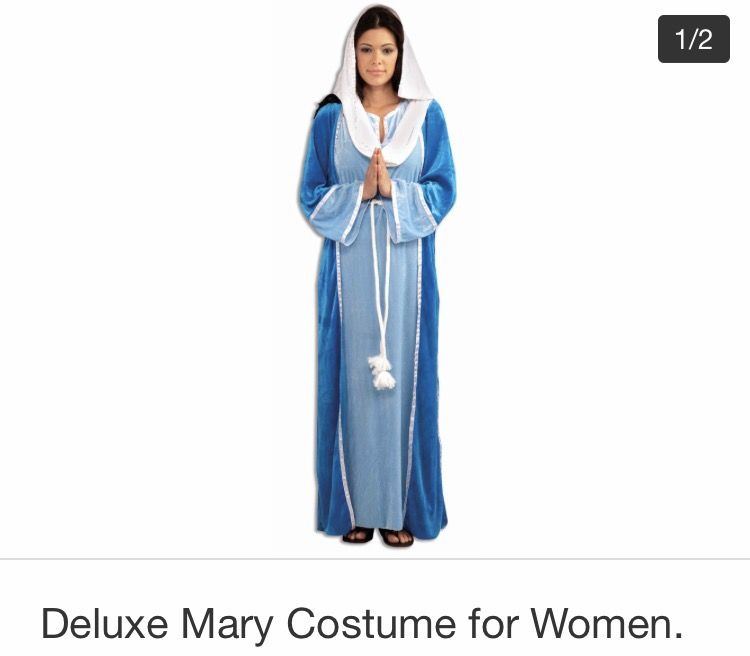 Brand New Deluxe Mary costume size large