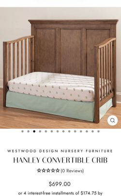Convertible crib/bed & dresser
