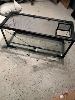 Glass Reptile Terrarium with Screen Top