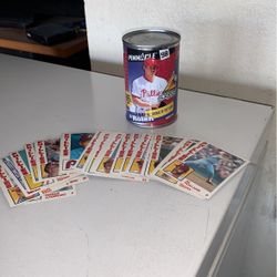 Phillies Cards And Cards In A Can