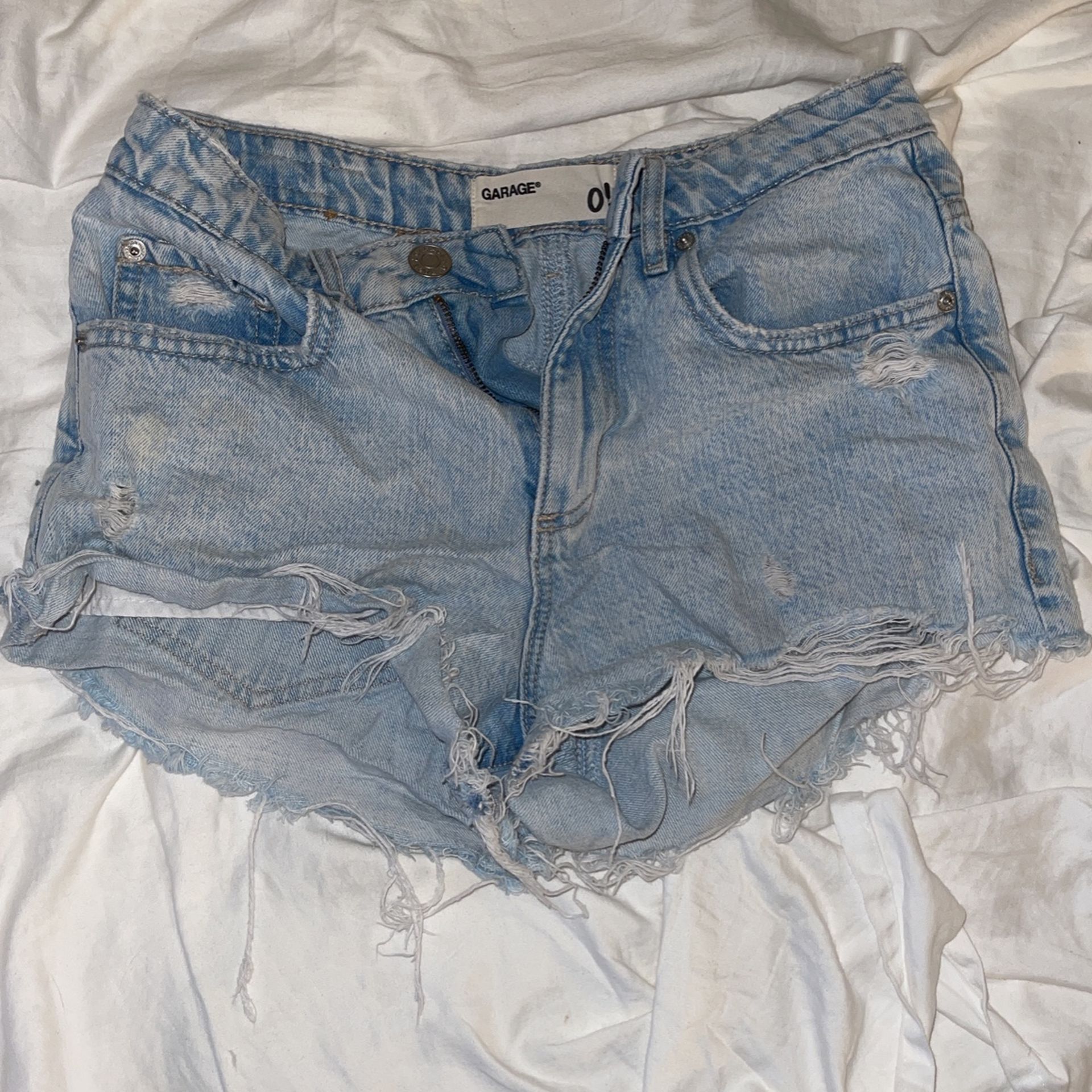 denim shorts
