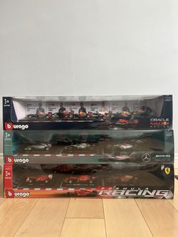 Bburago Formula 1 F1 1:43 Scale Die Cast Metal 6 Car Pack RARE