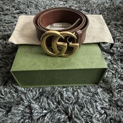Gucci Brown Leather belt
