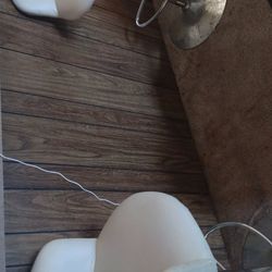 2 Faux Leather Off White Bar Stools