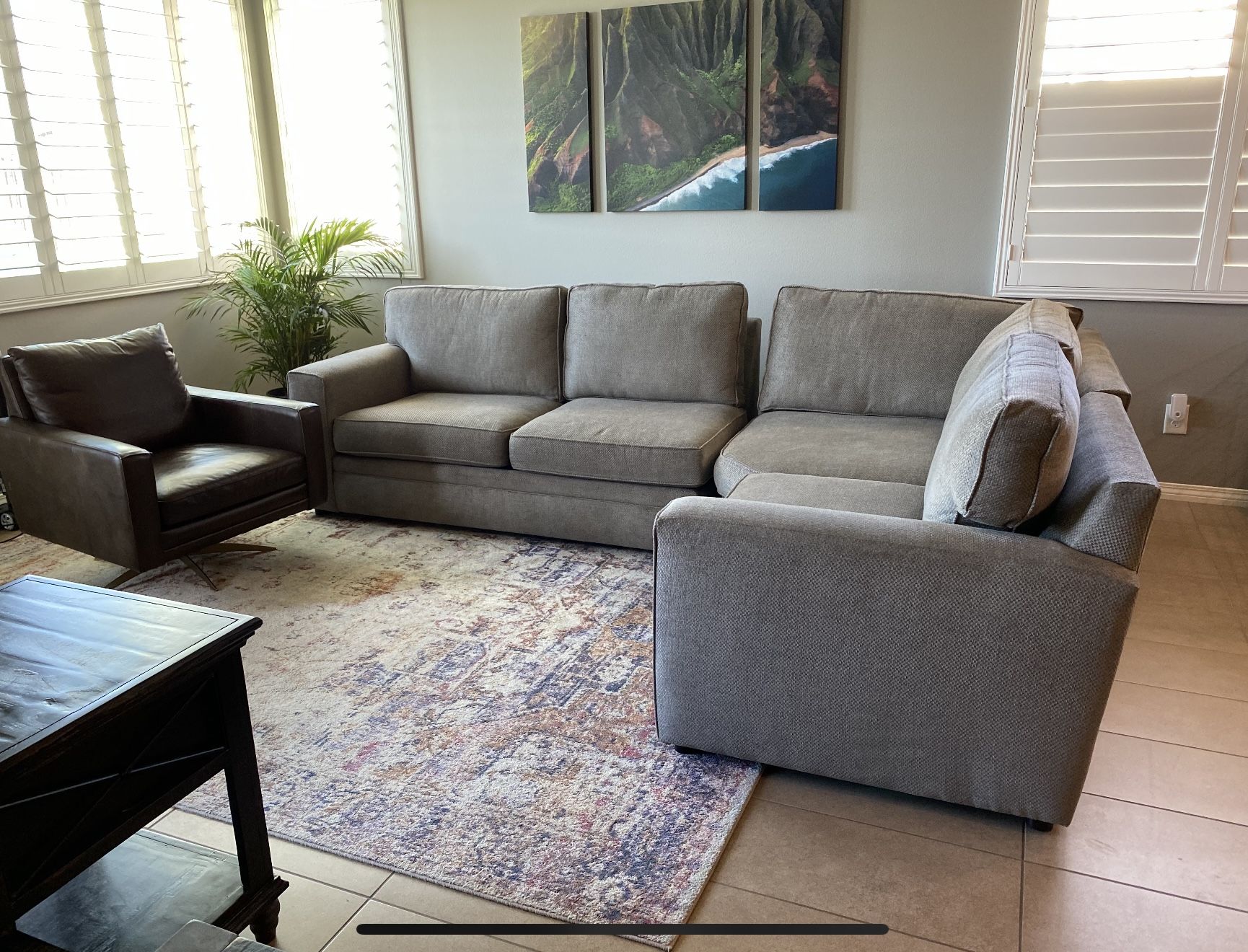 Potter Barn Pearce 3-Piece Sectional (Retails $6k)