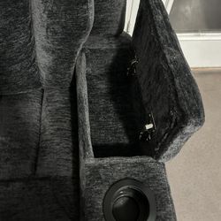 Electric Grey Love Seat