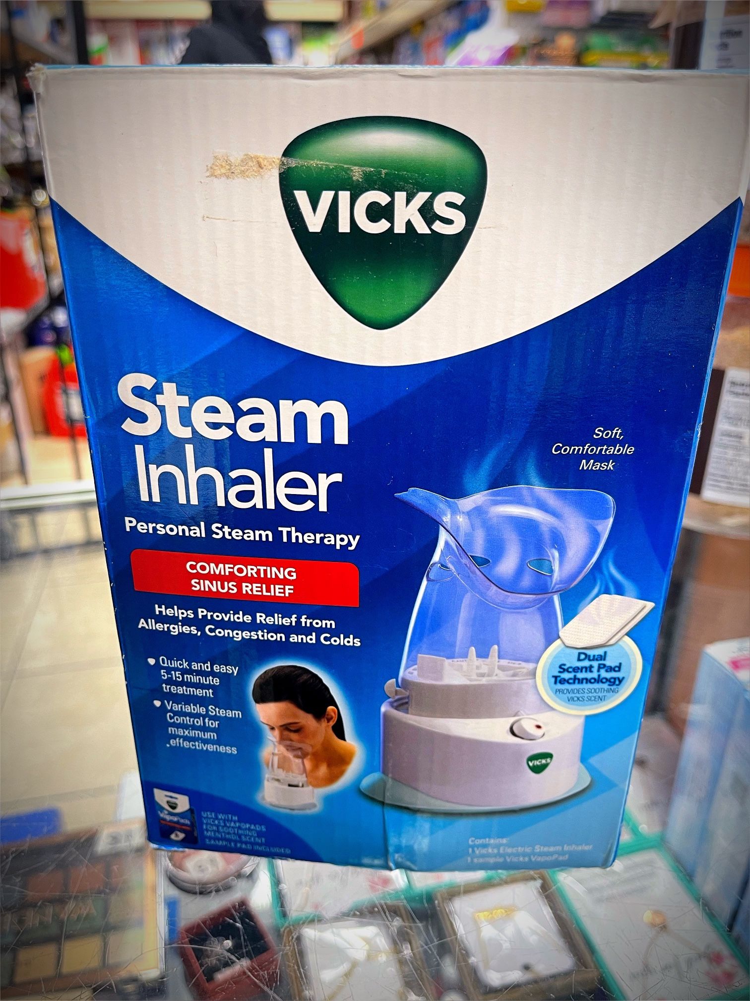 Inhalador de vapor personal- Vicks Personal Steam Inhaler, V1200