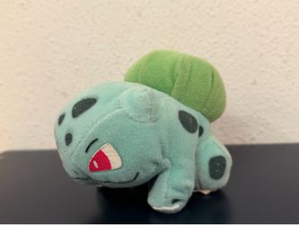 Vintage Pokemon Bulbasaur Bean Bag Plush 1998 Nintendo Game Freak 6”